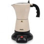 Princess 249431 Cafetera italiana eléctrica beige, 6 tazas